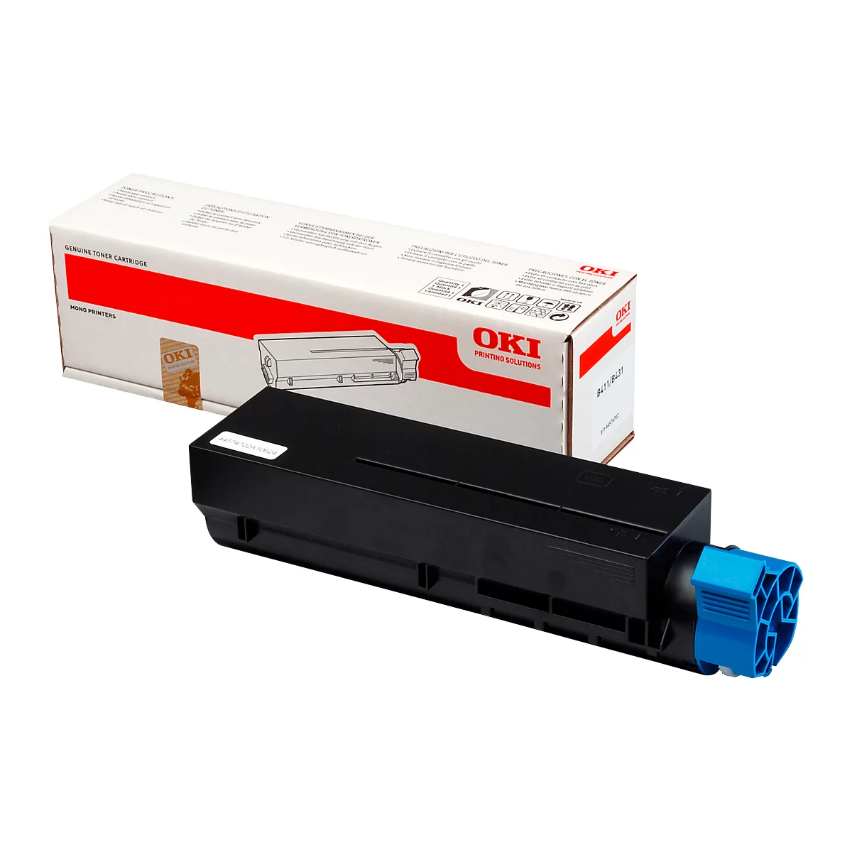 Cassette de toner 44574702 OKI, noir