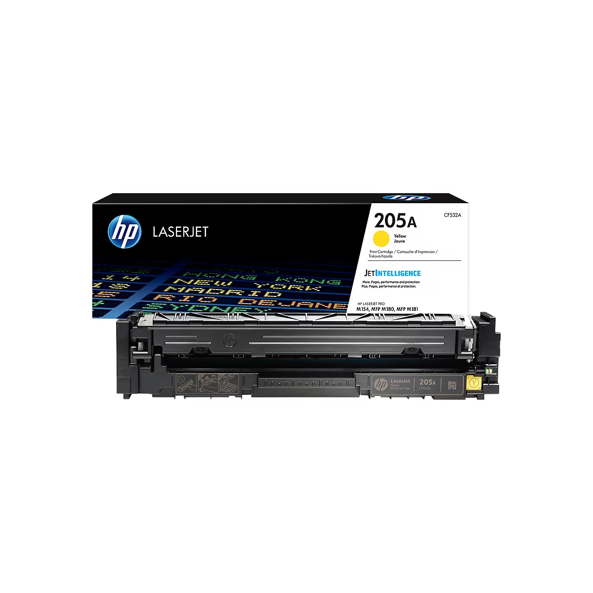 Cassette de toner HP 205A pr. LaserJet, jaune