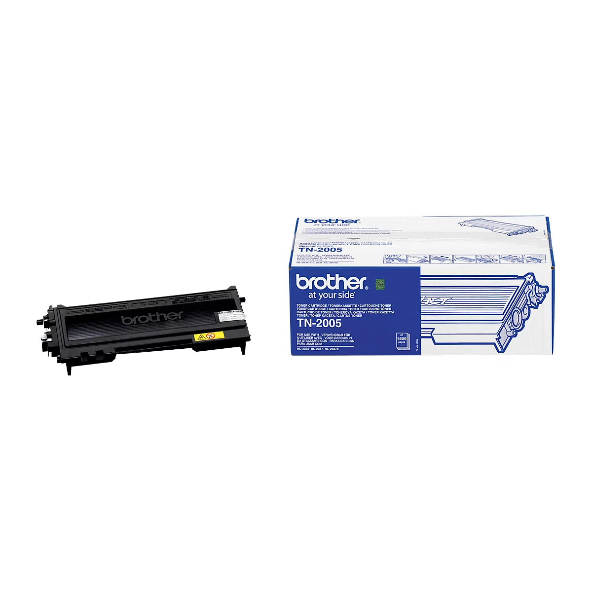 Cassette de toner TN-2005 Brother, noir