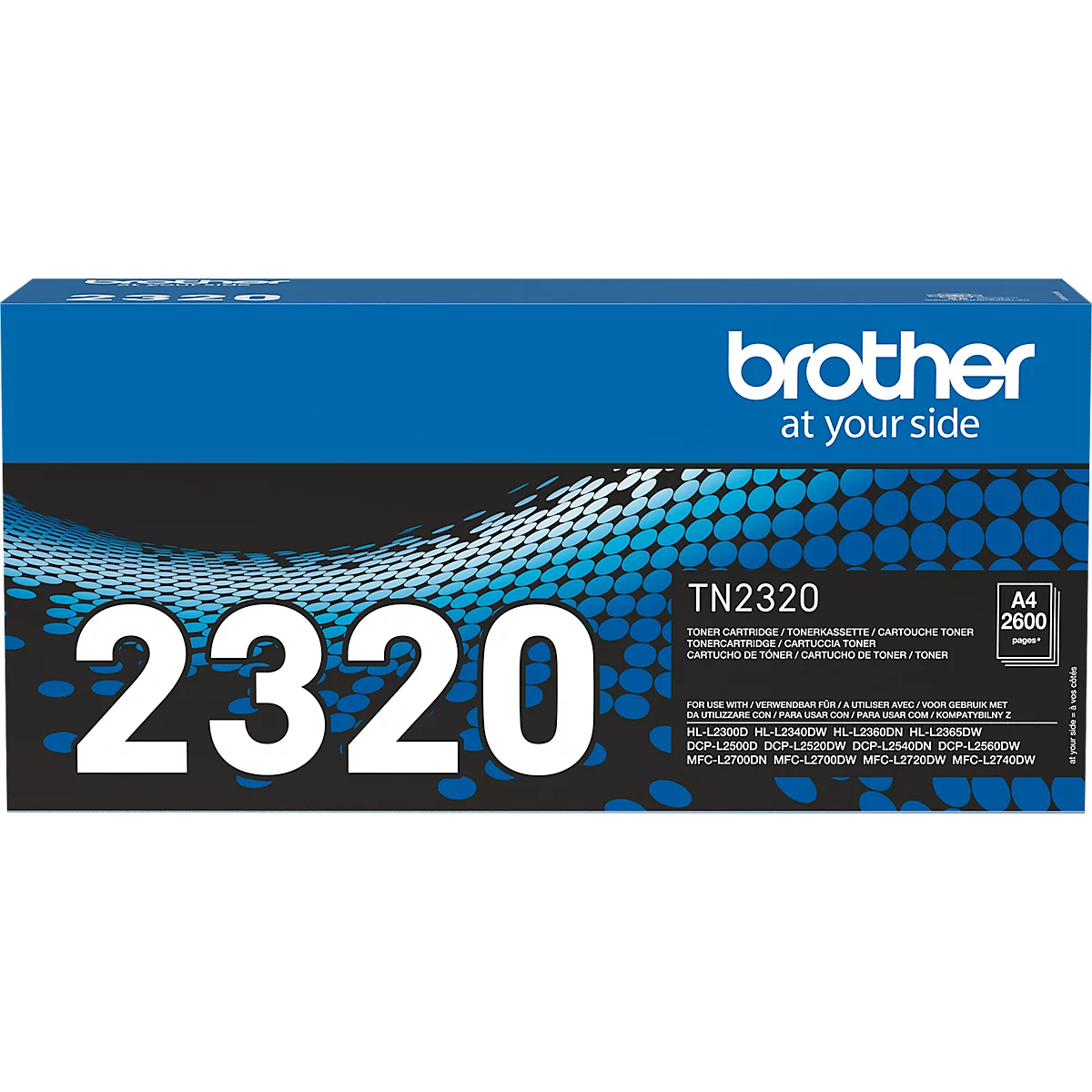 Cassette de toner TN-2320 Brother, noir