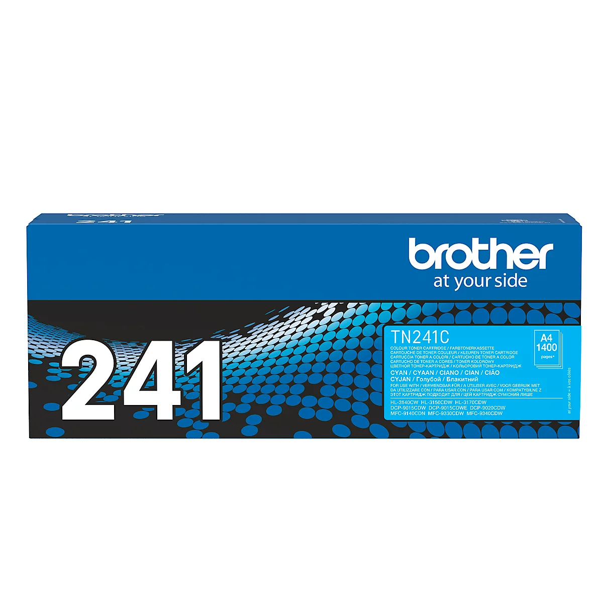 Cassette de toner TN-241C Brother, cyan