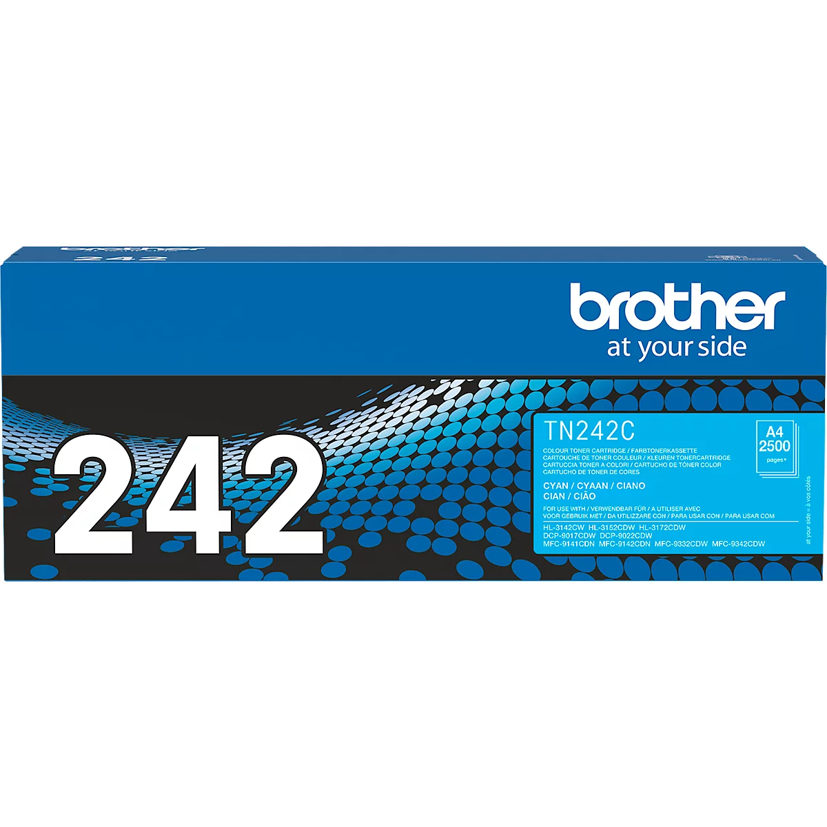 Cassette de toner TN-242C Brother, cyan