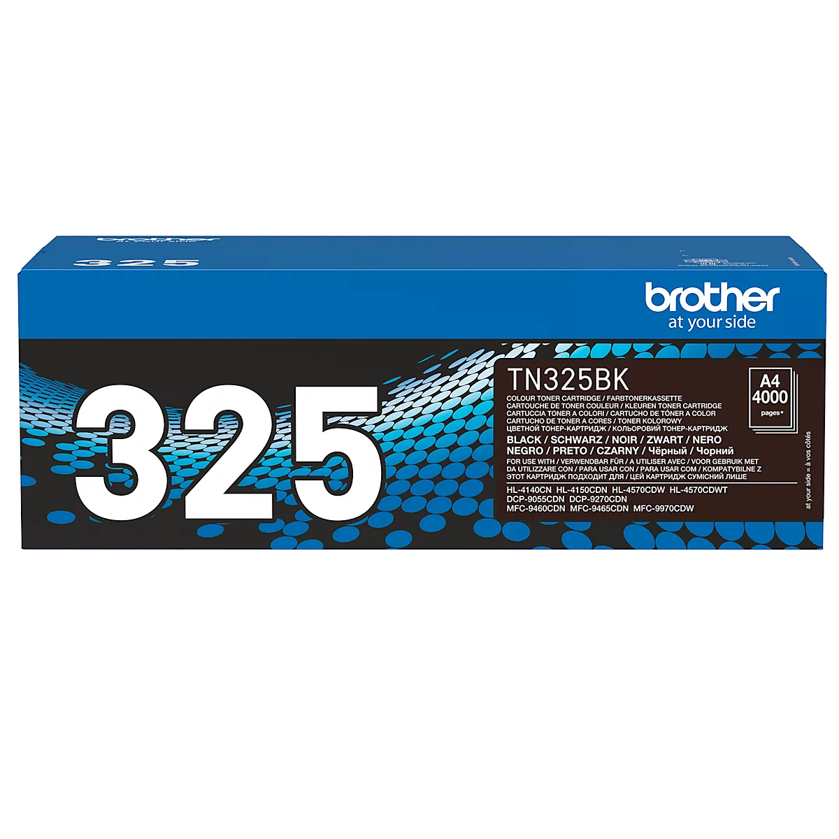 Cassette de toner TN-325BK Brother, noir