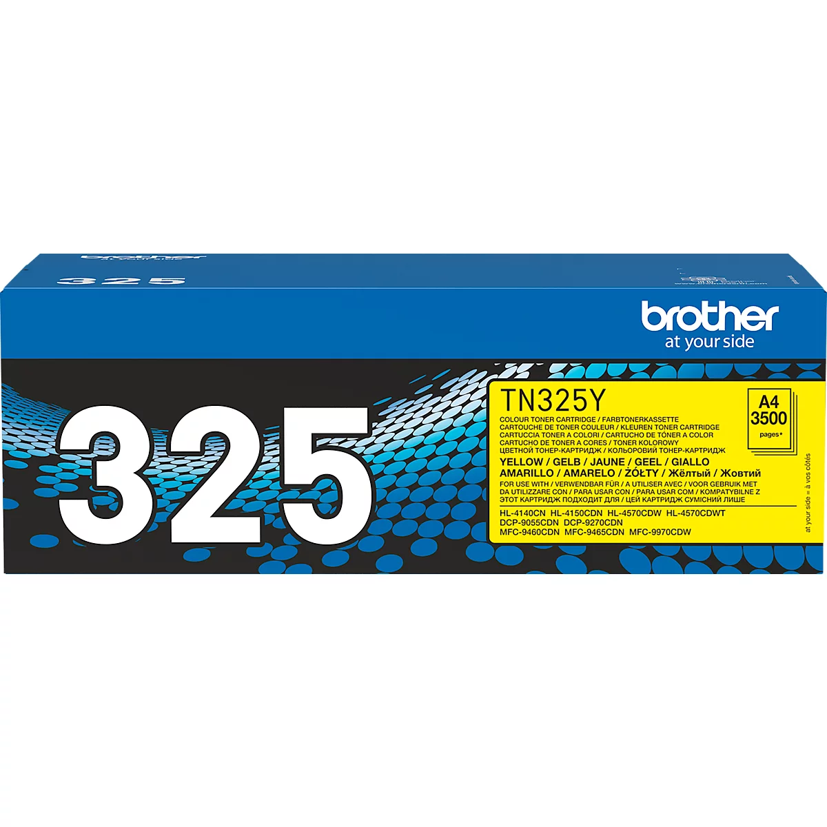 Cassette de toner TN-325Y Brother, jaune
