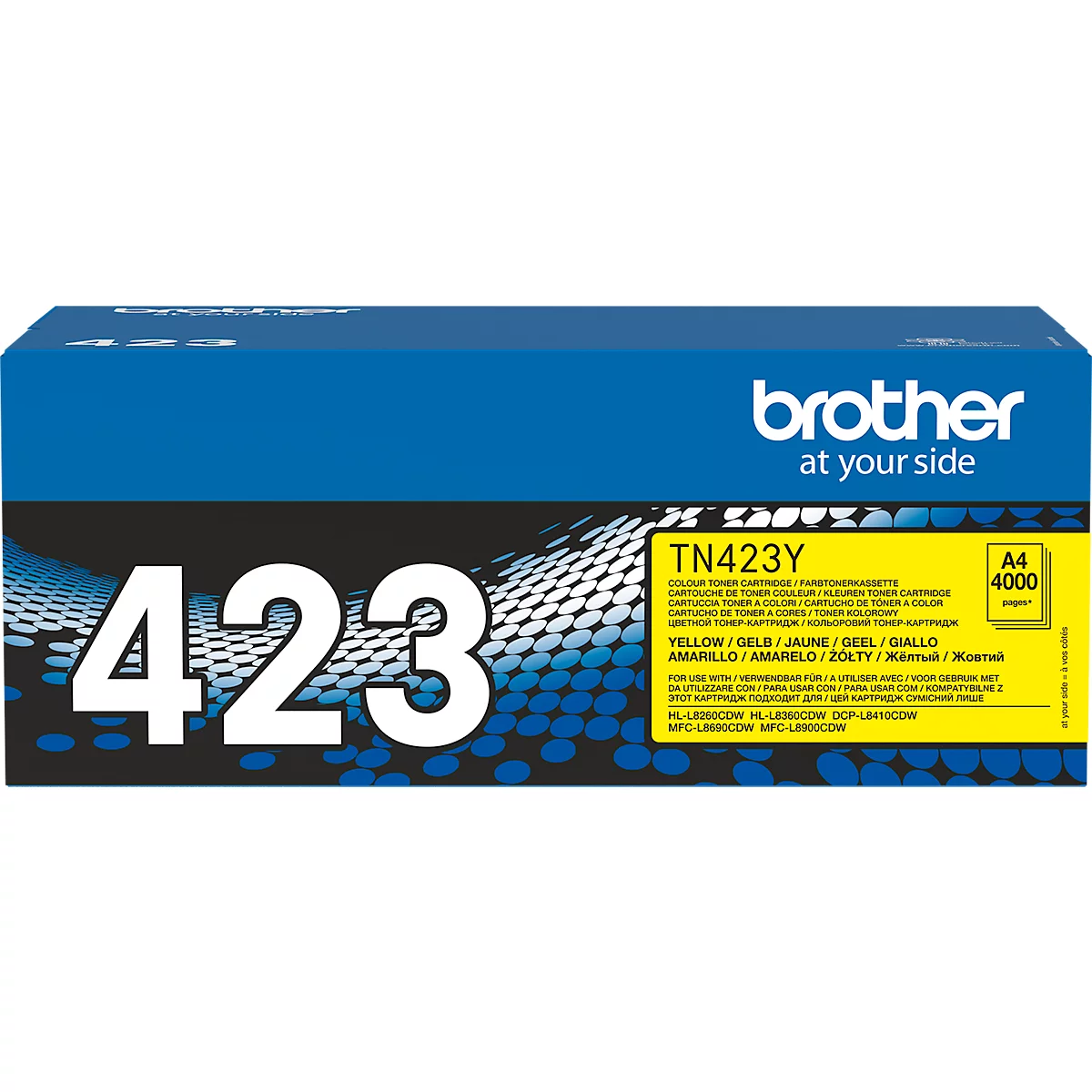 Cassette de toner TN-423Y Brother, jaune