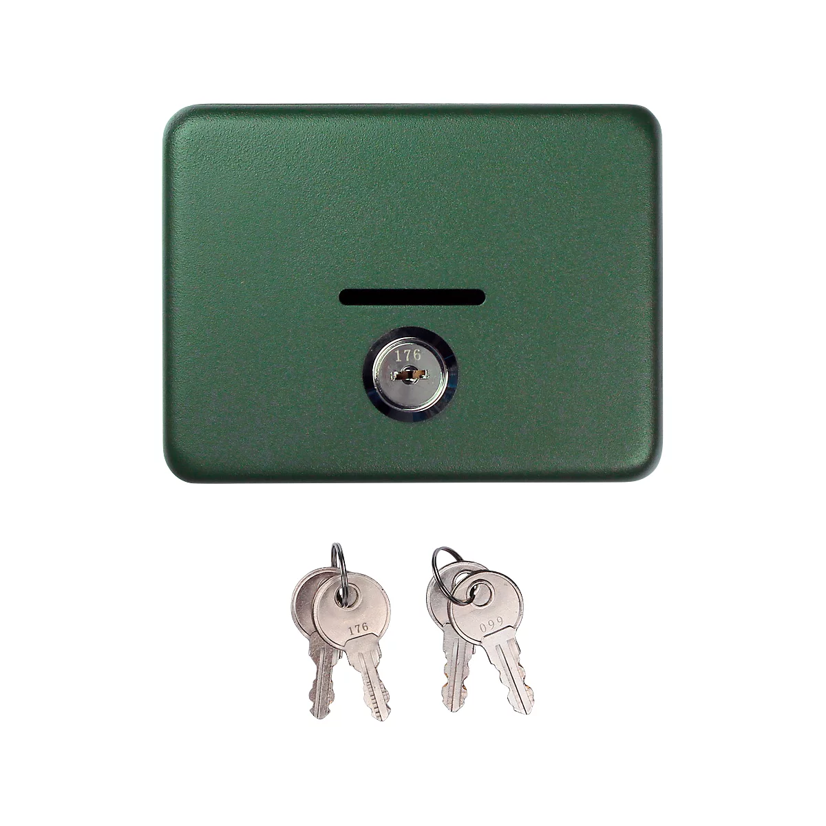 Cassette pistolet Rottner avec serrure à cylindre et mousse de protection pour un rangement sûr