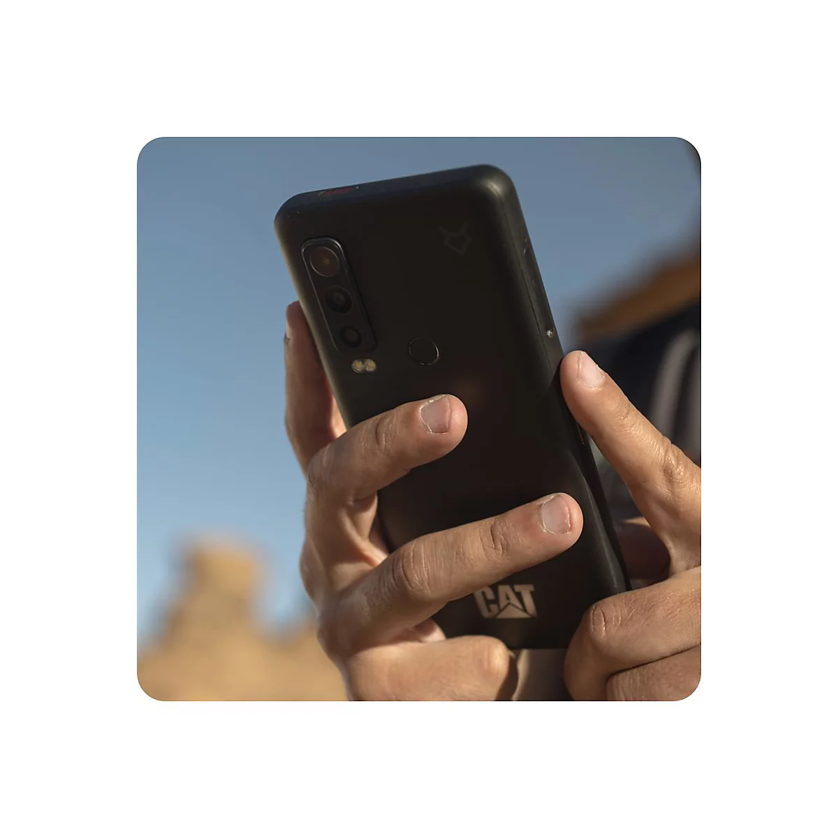 CAT S75 - 5G Smartphone - Dual-SIM - RAM 6 GB / Interner Speicher 128 GB - microSD slot (120 Hz) - Triple-Kamera 50 MP, 8 MP, 2 MP