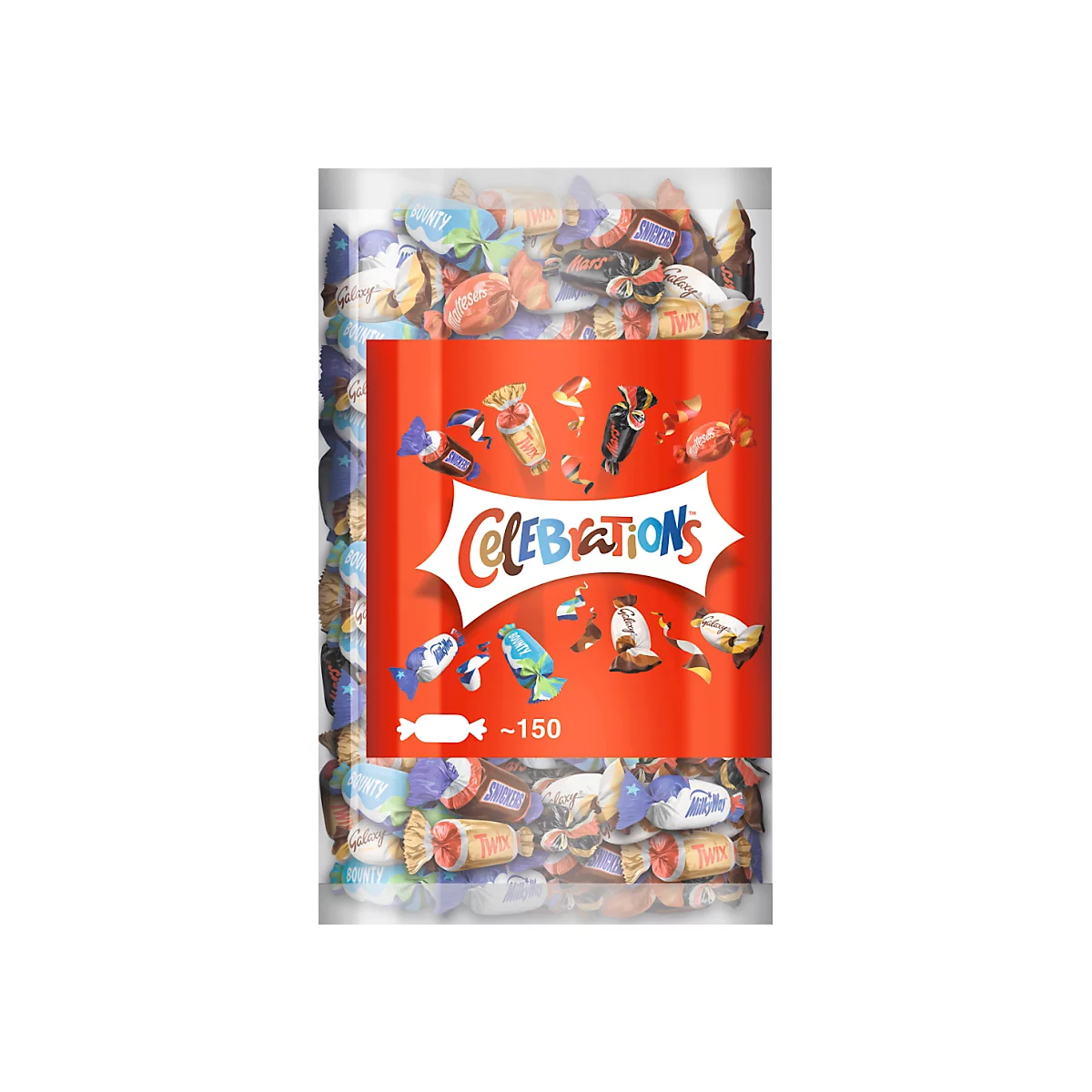 Celebrations : Mars®/Snickers®/Bounty®/Milkyway®/Twix®/Dove®/Dove® Caramel/Maltesers® Teasers, 1,44 kg