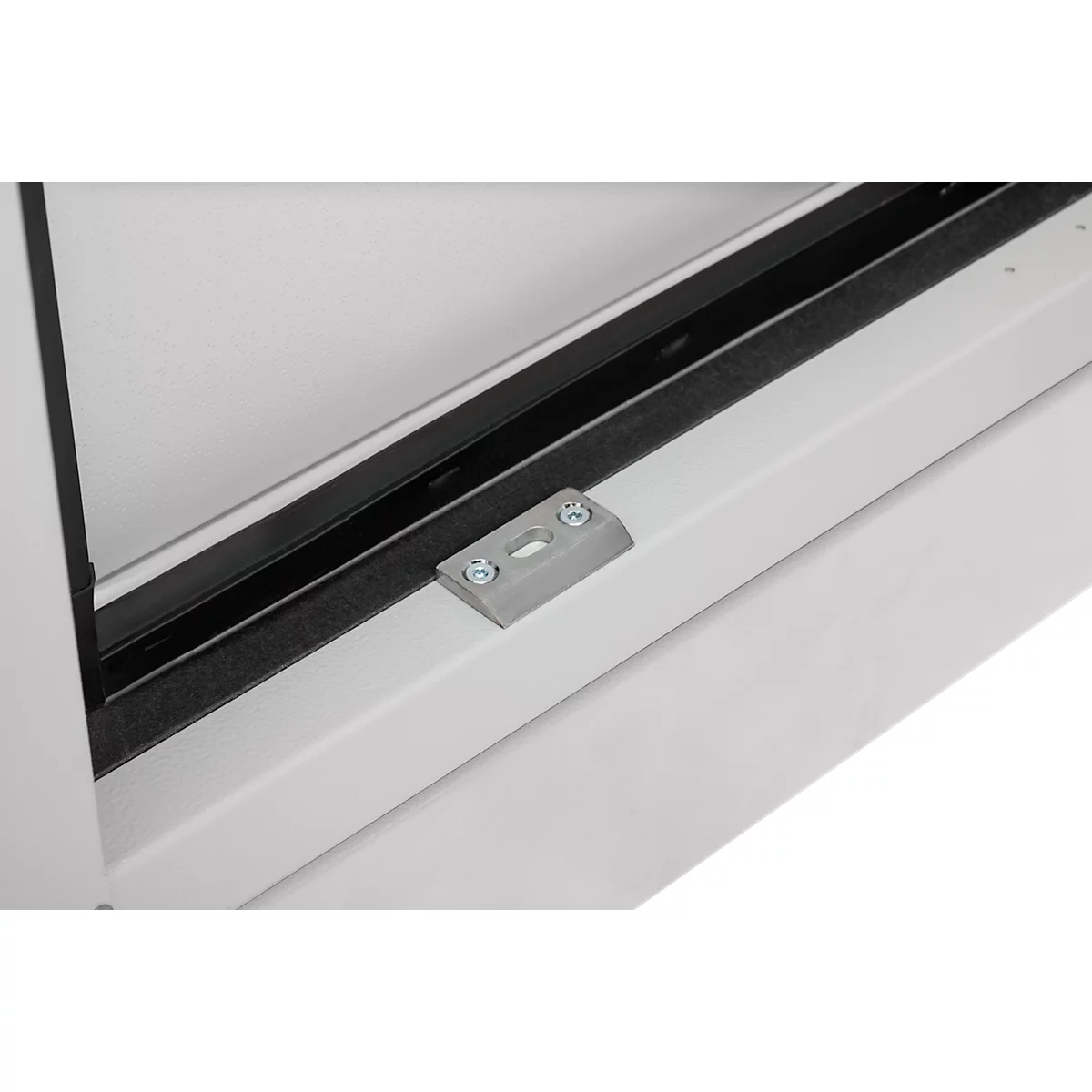 Cemo Sicherheitsschrank Typ 90 PROline 6/20, selbstschließende Türen, Anschlag rechts, B 600 x T 600 x H 1950 mm, 33 Liter, grau/orange