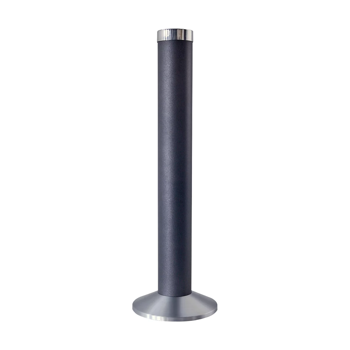 Cendrier « colonne », aluminium, Ø 300 x H 780 mm, gris pierre de lune