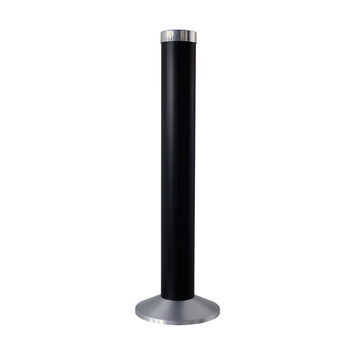Cendrier « colonne », aluminium, Ø 300 x H 780 mm, noir