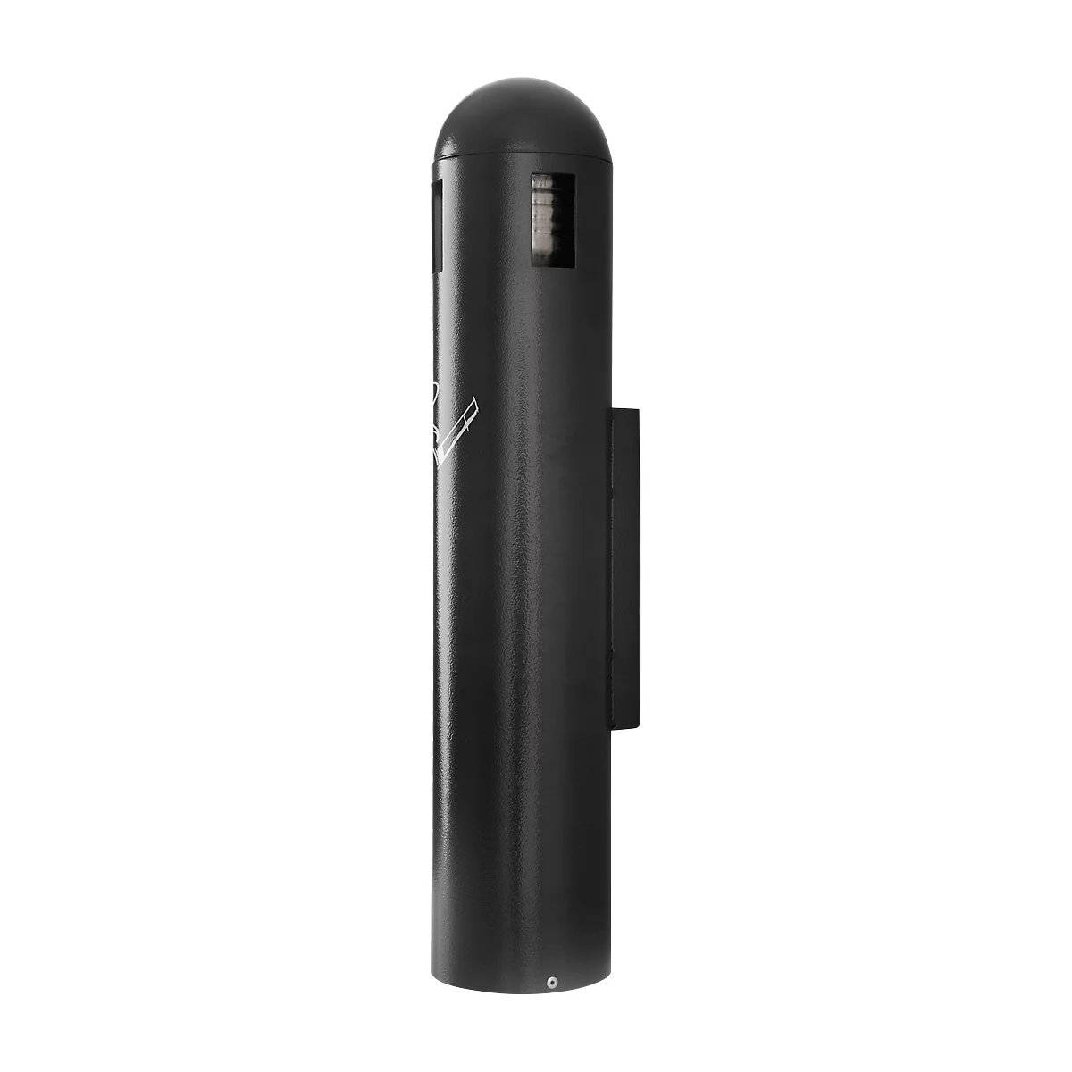 Cendrier mural colonne, l. 105 x P 110 x H 500 mm, 1,0 L