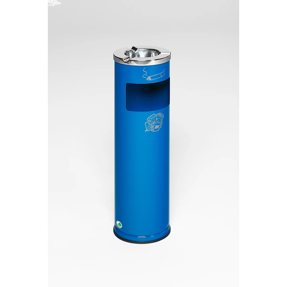 Cendrier poubelle D20, bleu