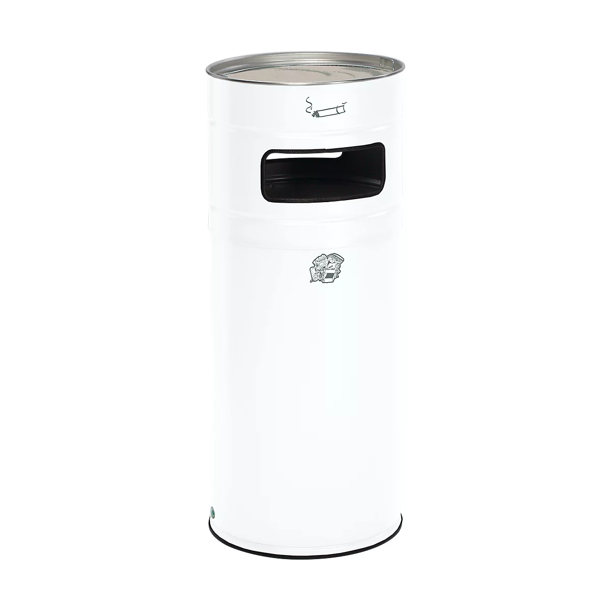 Cendrier poubelle H 100, blanc