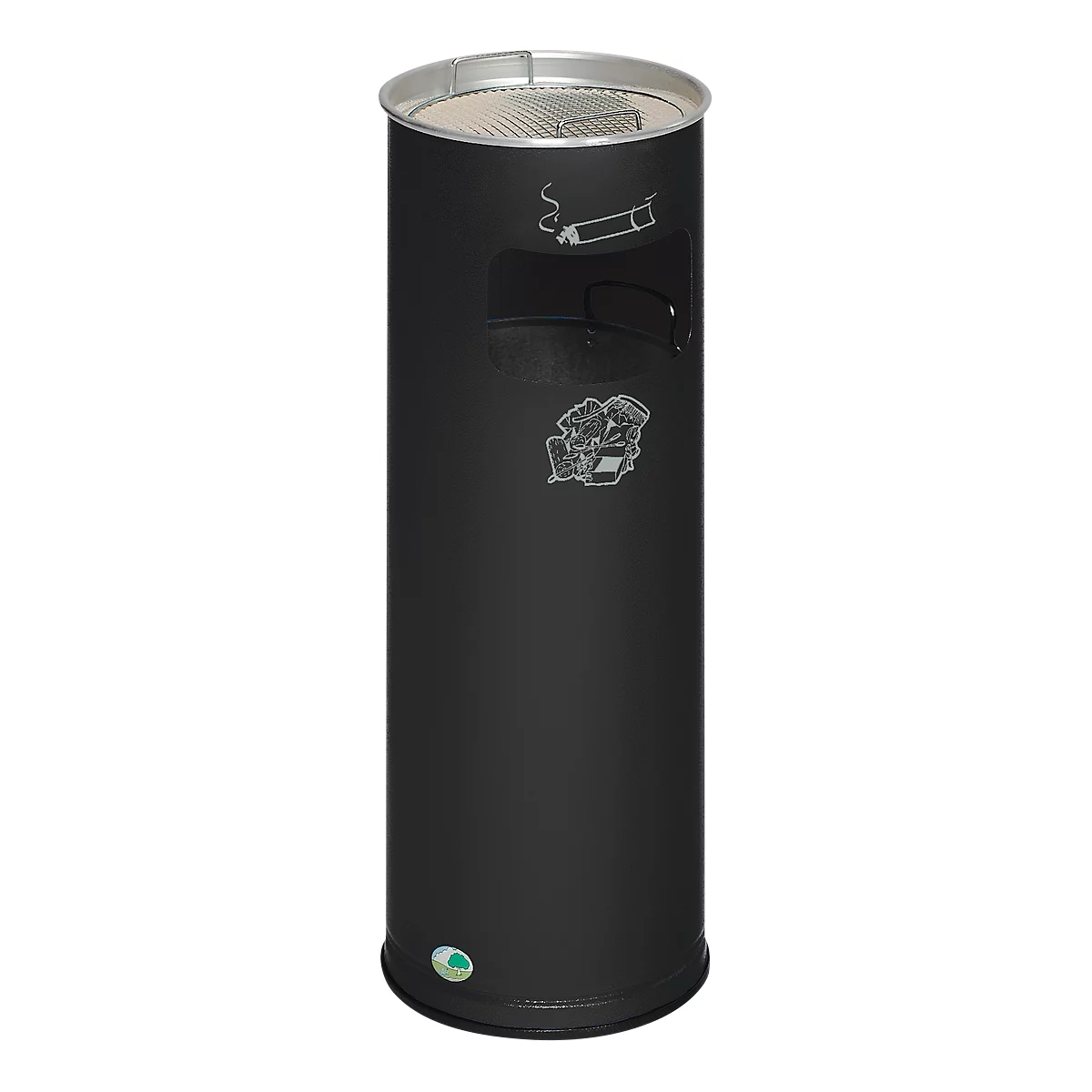 Cendrier poubelle, H 660 mm, anthracite