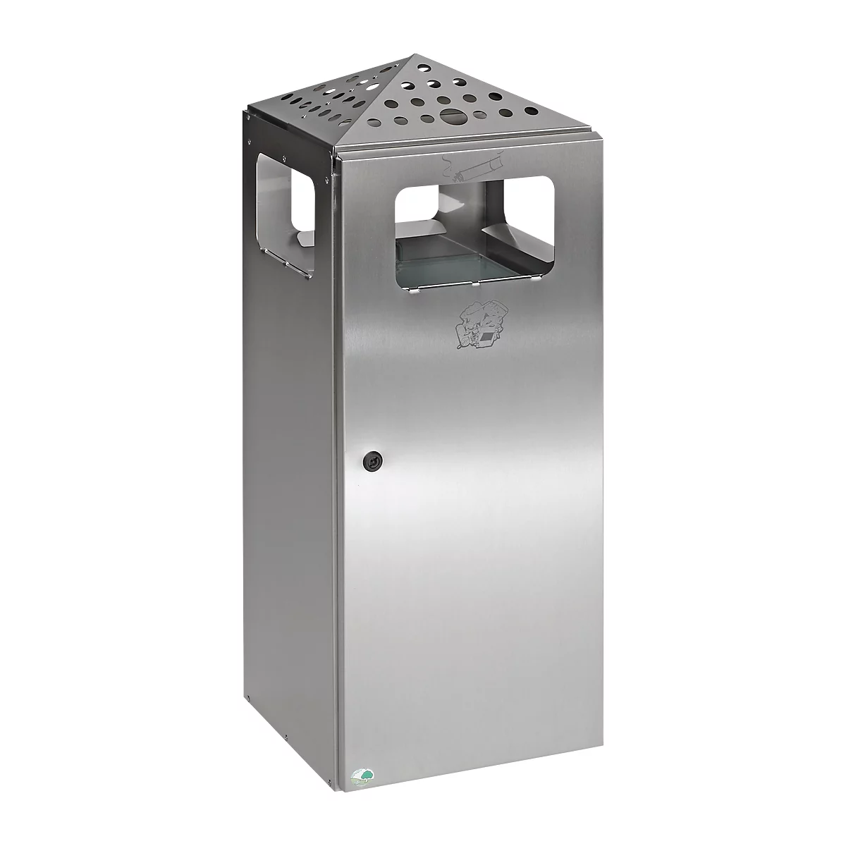 Cendrier poubelle H92 inox