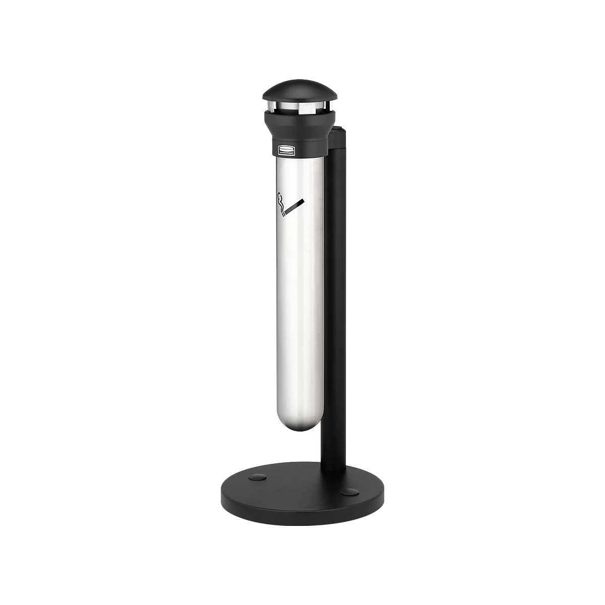 Cendrier sur pied Infinity Rubbermaid, métal massif, bac intérieur de 4,9 L, pour l'extérieur