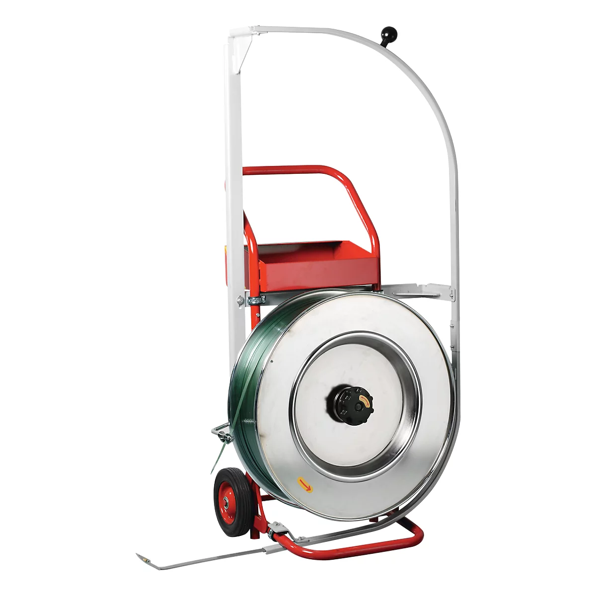 Cercleur mobile Palstrap Comfort, pour bandes en PP et PET, avec aide à la poussée, fils en acier