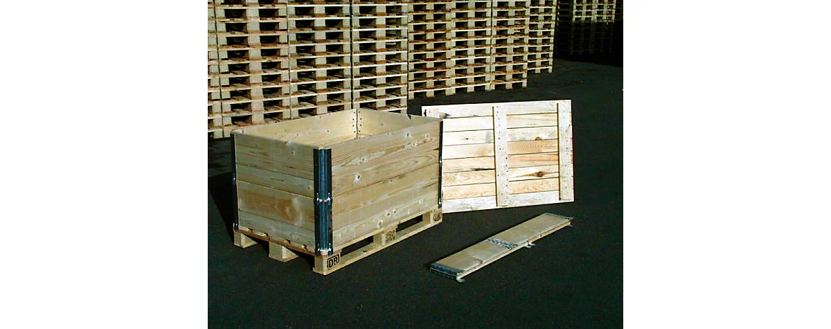 Cerco de madera, plegable por el medio, 800 x 1200 x 200 mm