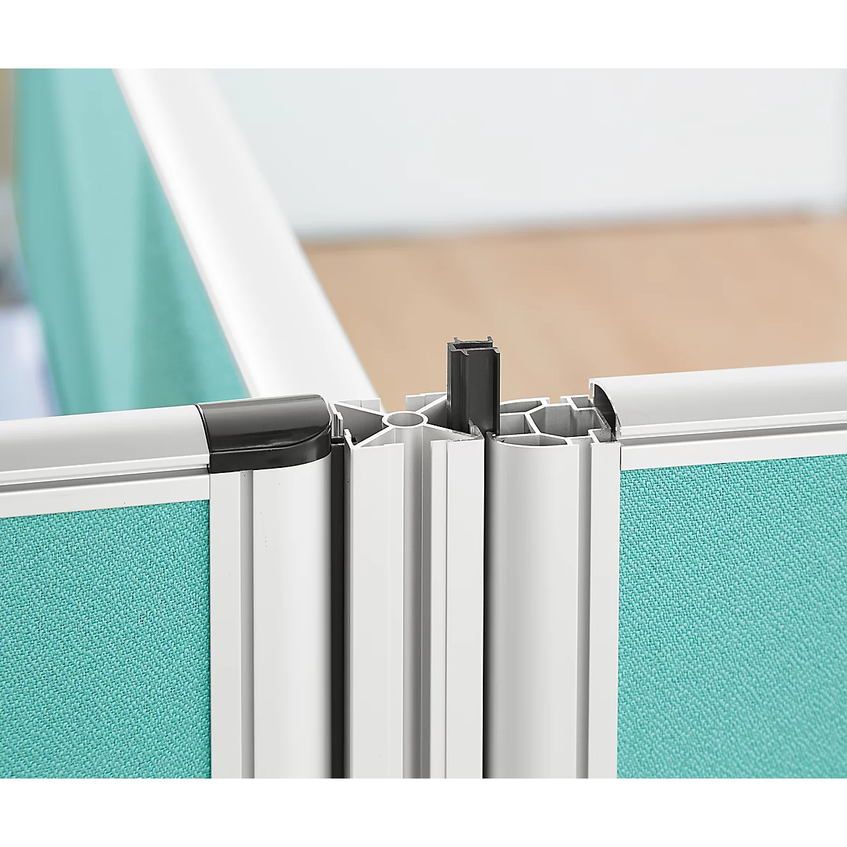 Chaînage d'angles 4 x 90° pour système d'insonorisation 40, pour hauteur de cloison 1600 mm
