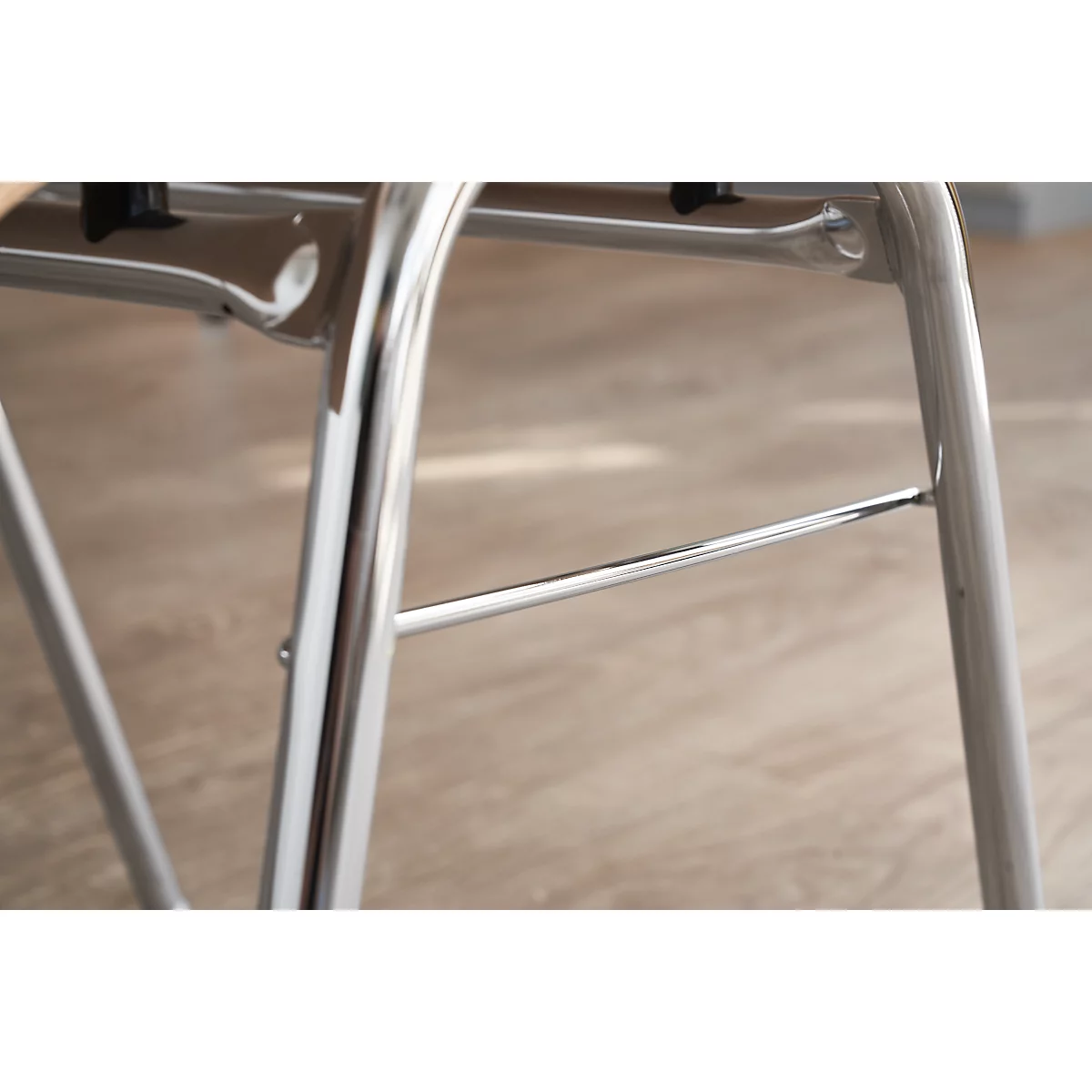 Chaise coque 720, empilable, coque d'assise rectangulaire, bleu