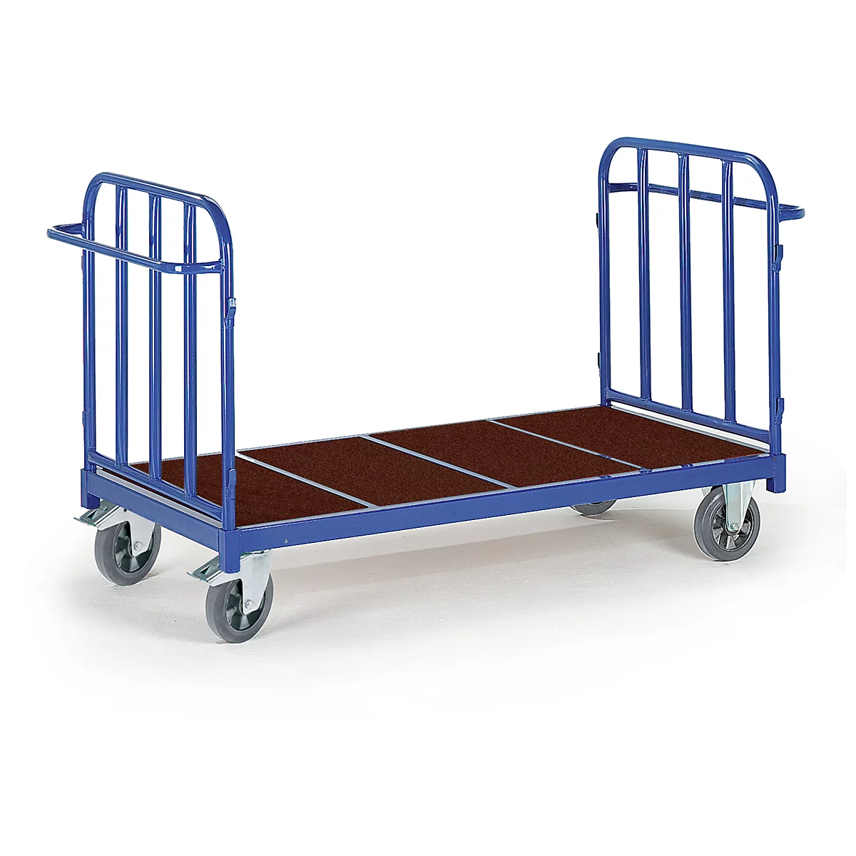 Chariot à 2 dossiers, 1300 x 880 mm, capacité de charge 1200 kg