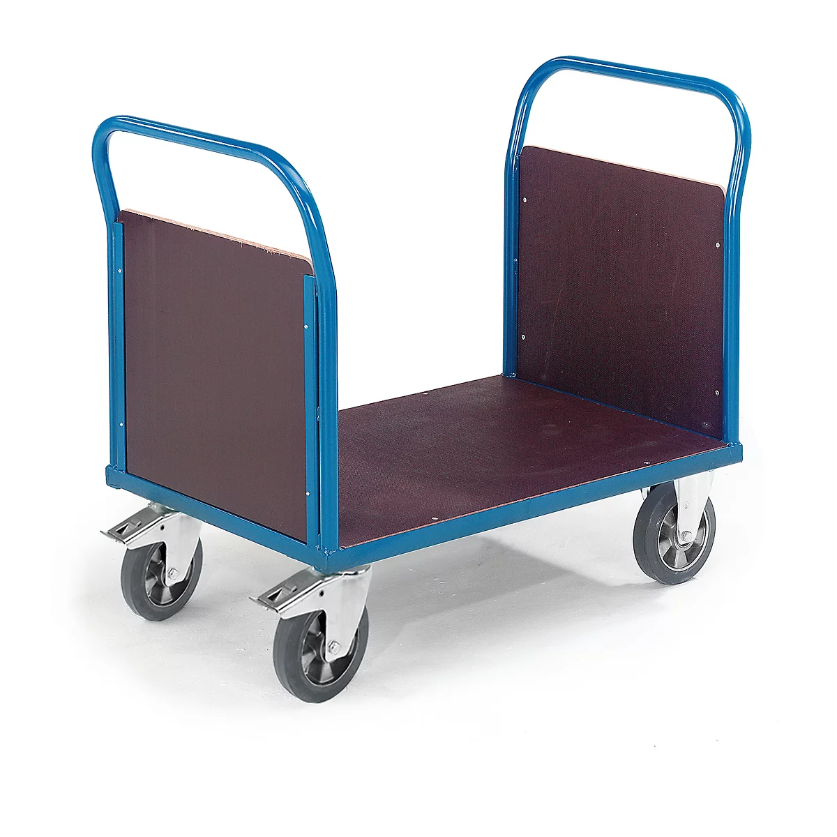 Chariot à 2 dossiers, 2000 x 800 mm, capacité de charge 1200 kg