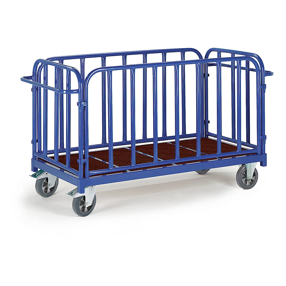Chariot à 4 dossiers, 2000 x 800 mm, capacité de charge 1200 kg