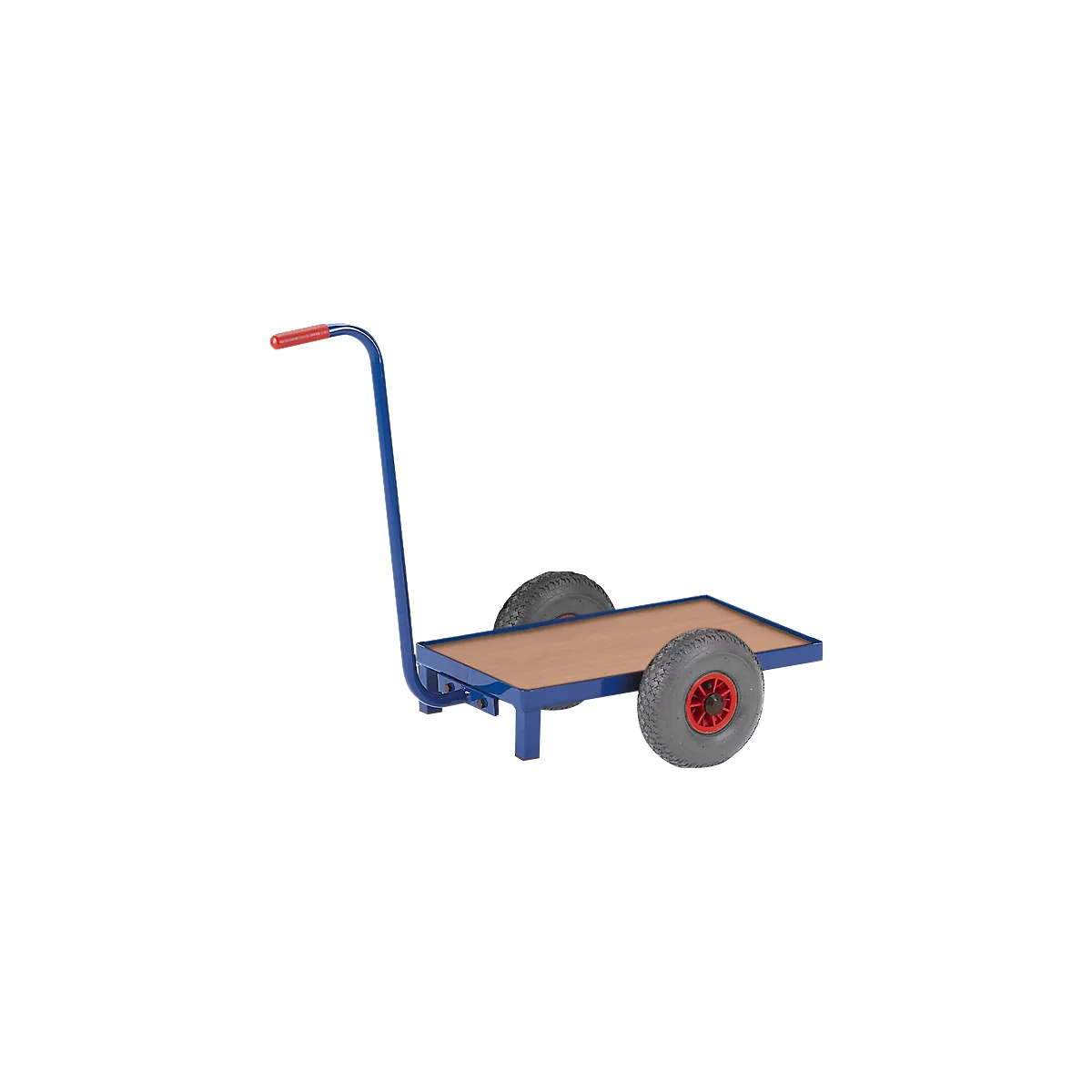 Chariot à barre de poussée pour benne en plastique de 90 L