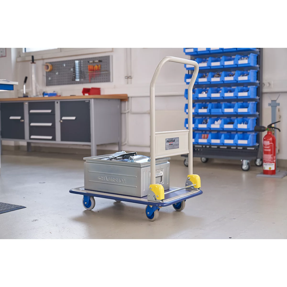Chariot à plate-forme, pliable, charge admissible 150 kg
