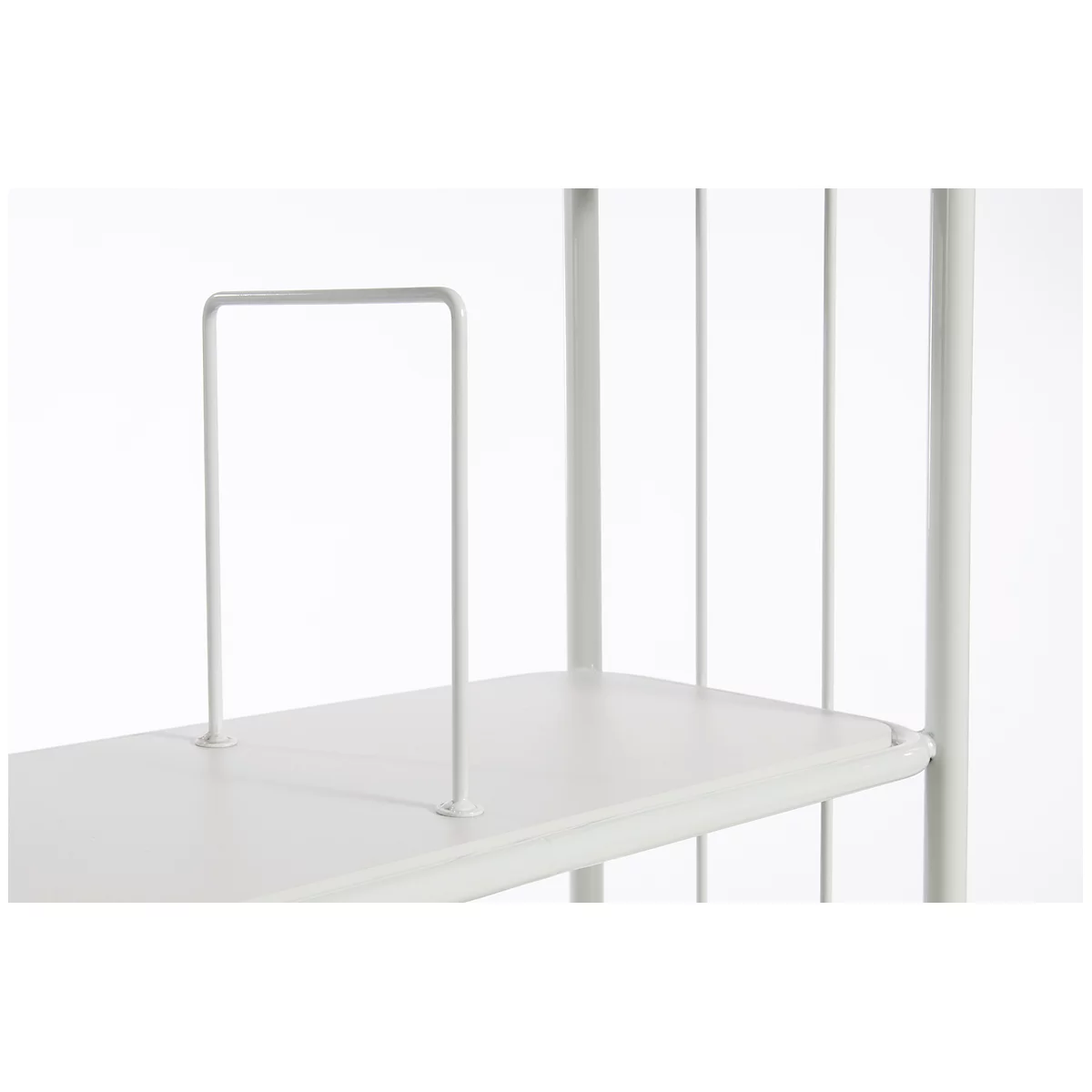 Chariot de bureau avec grille de séparation, 710 x 290 mm