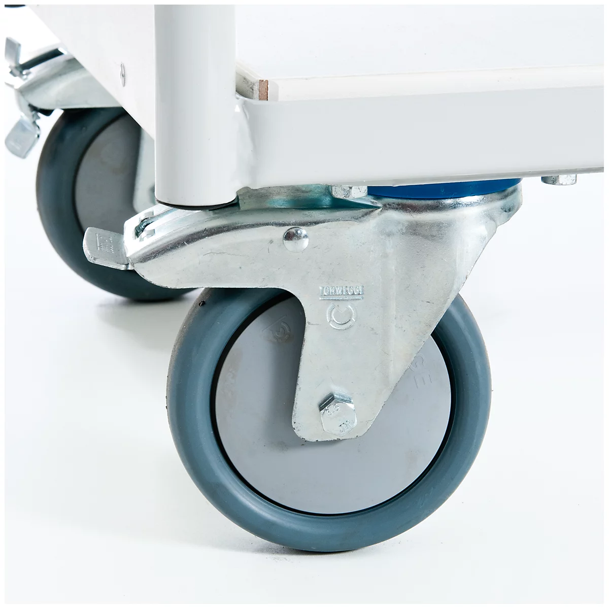Chariot de bureau avec panneaux latéraux, 800 x 500 mm, capacité de charge 150 kg