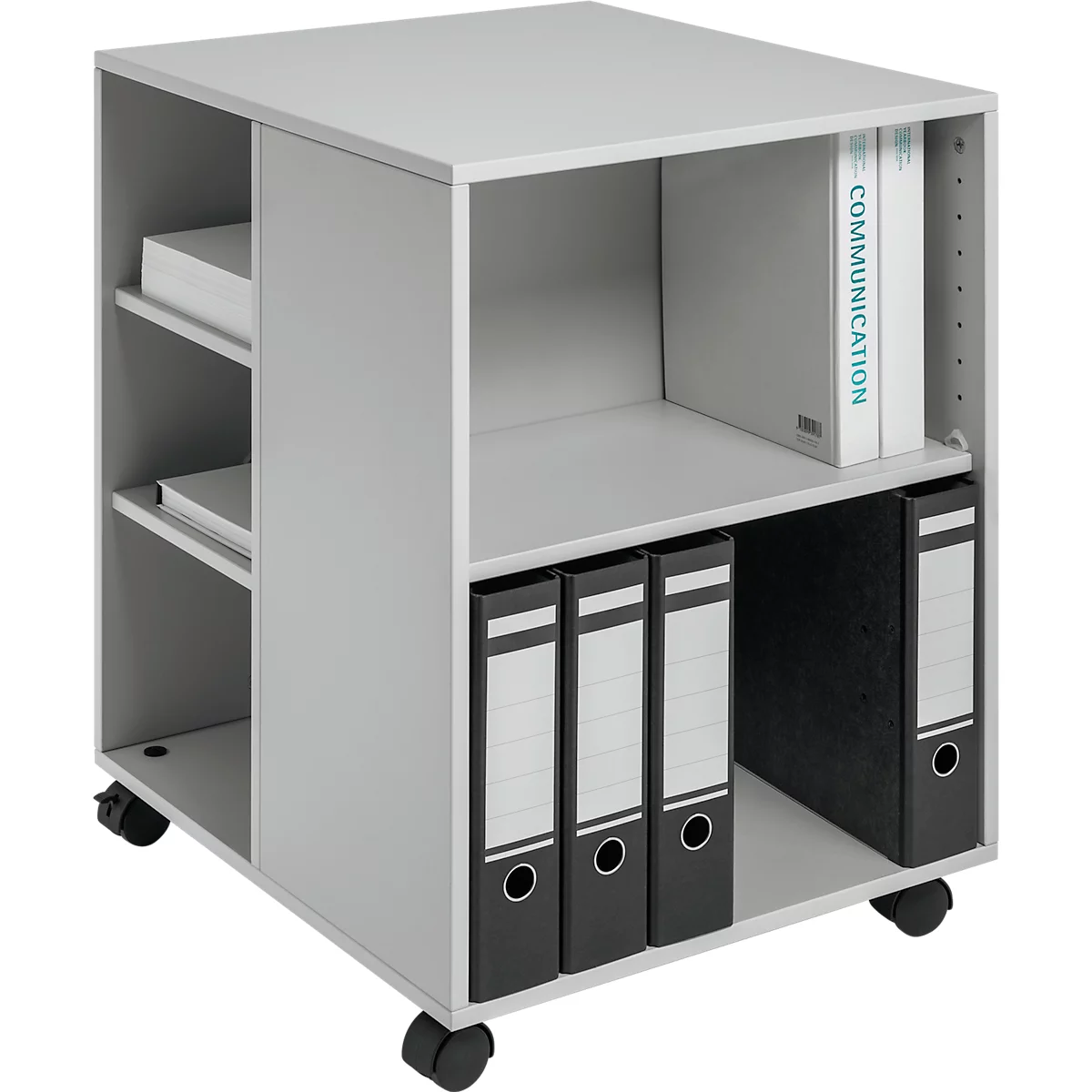 Chariot de bureau, gris clair