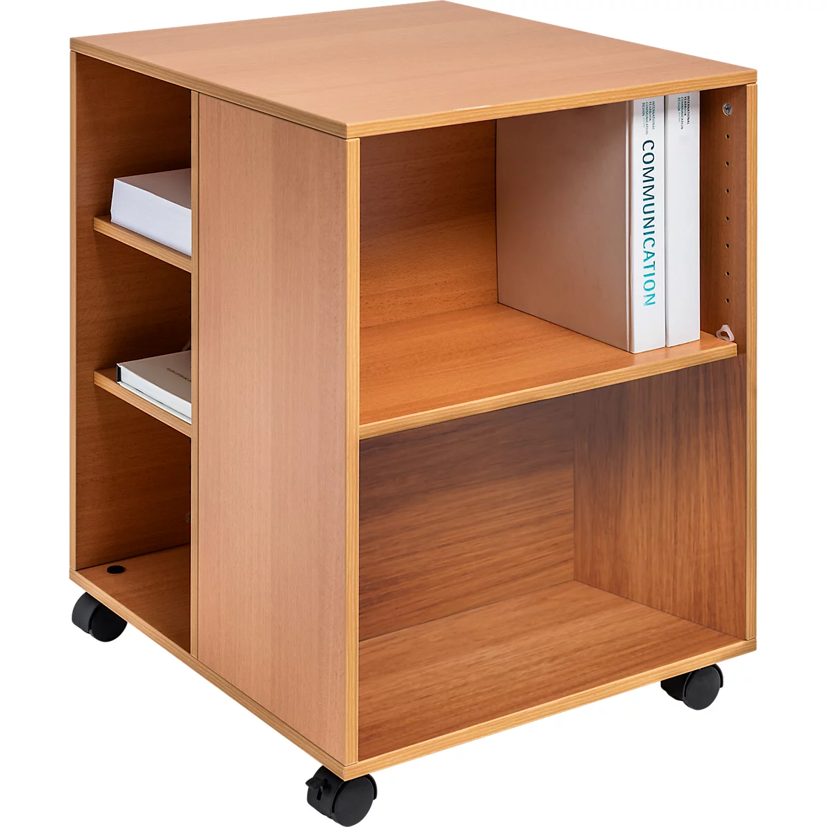 Chariot de bureau, hêtre