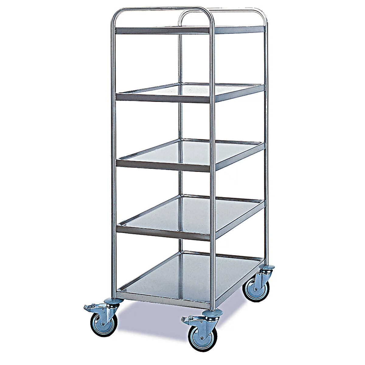 Chariot de transport à 5 étages, 1000 x 600 mm