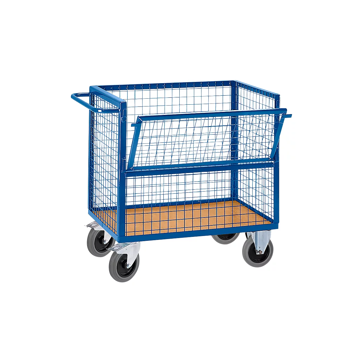 Chariot grillagé L 975 x 675 mm, sans couvercle