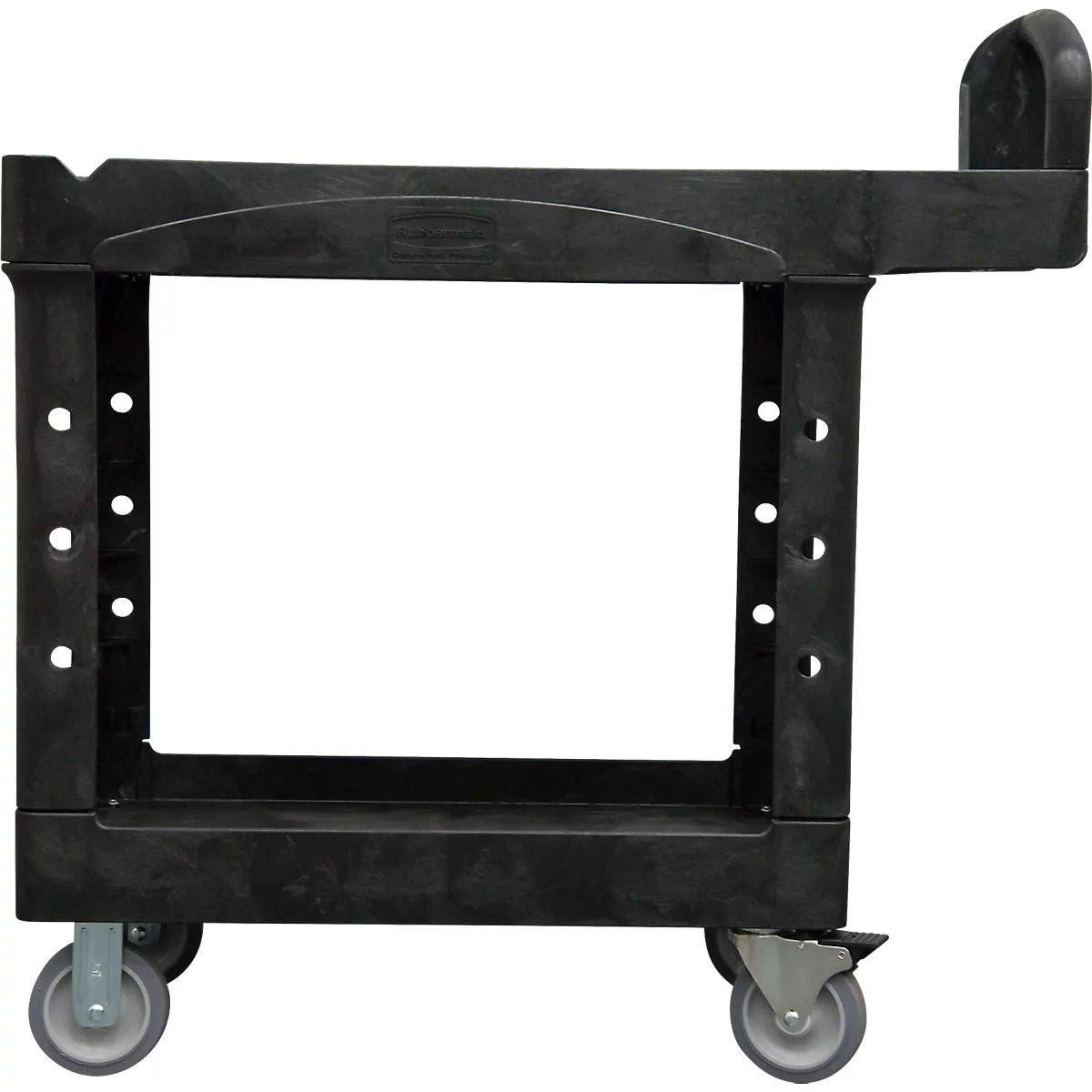 Chariot multi-usages Rubbermaid Brute, jusqu'à 227 kg, 4 roues pivotantes, L 990 x P 457 x H 844 mm, noir