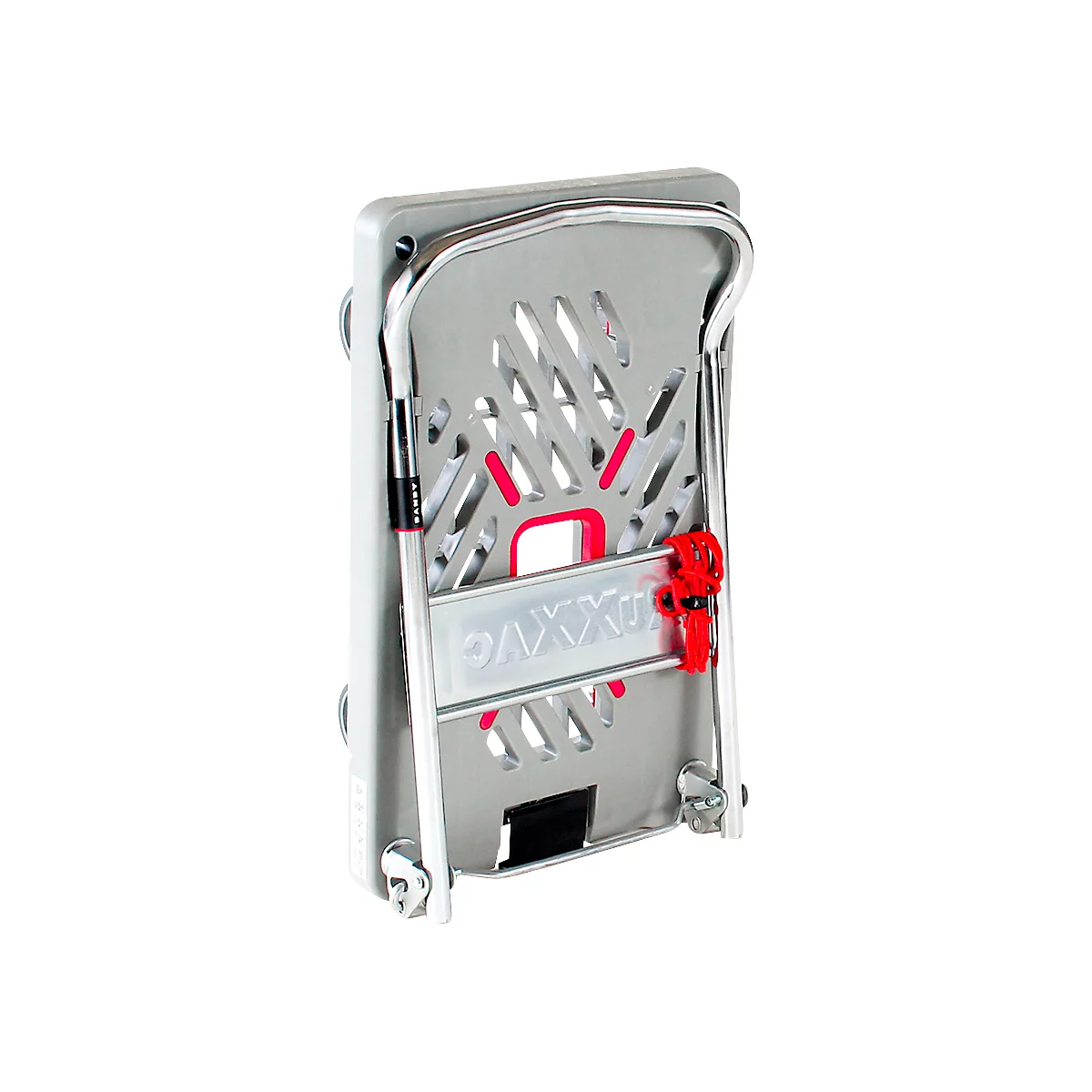 Chariot plate-forme RuXXac Dandy XL, jusqu'à 330 kg, 2 roues pivotantes et 2 fixes, avec caoutchouc Spannfix, sans freins, polypropylène