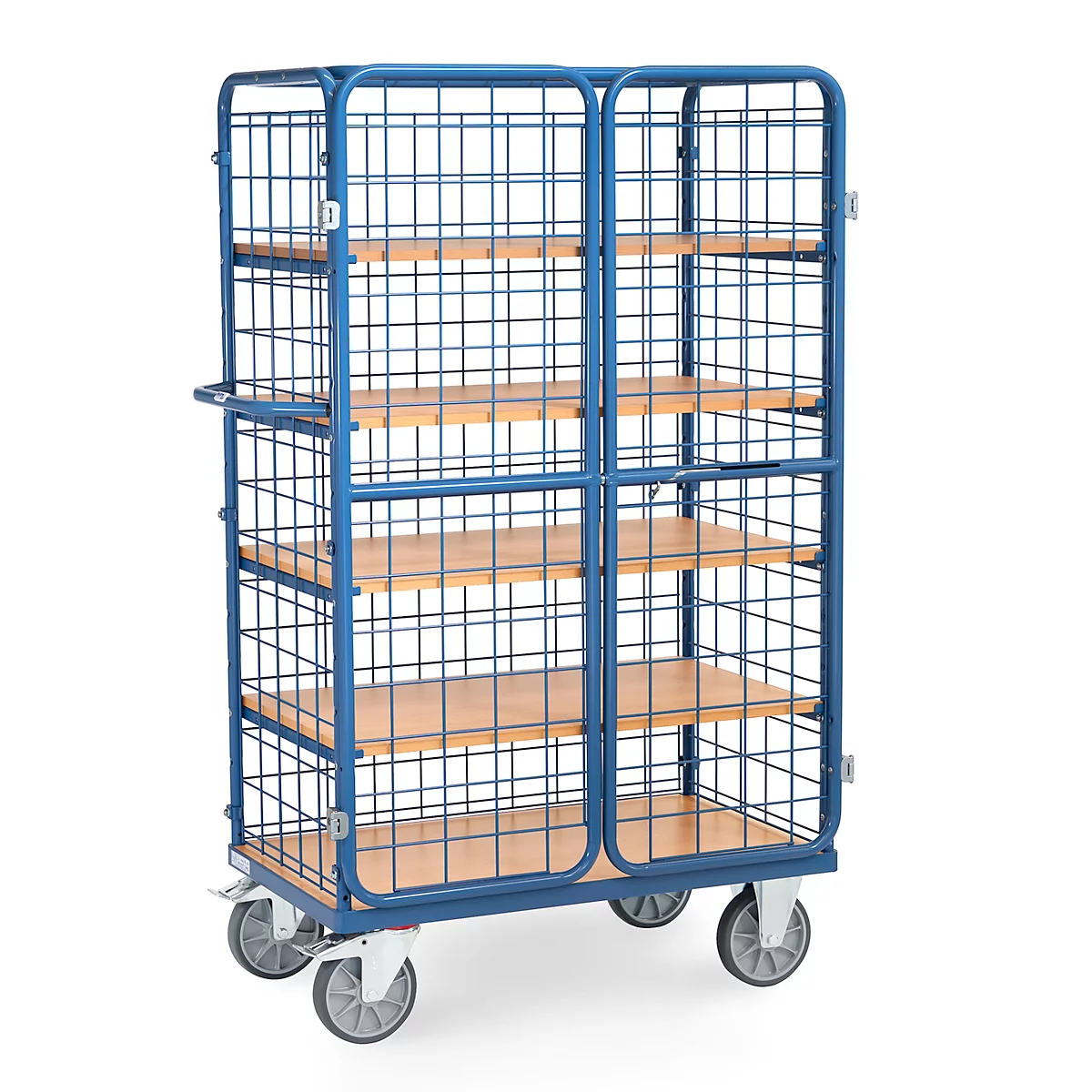 Chariot pour colis avec double porte 1000 x 600 mm