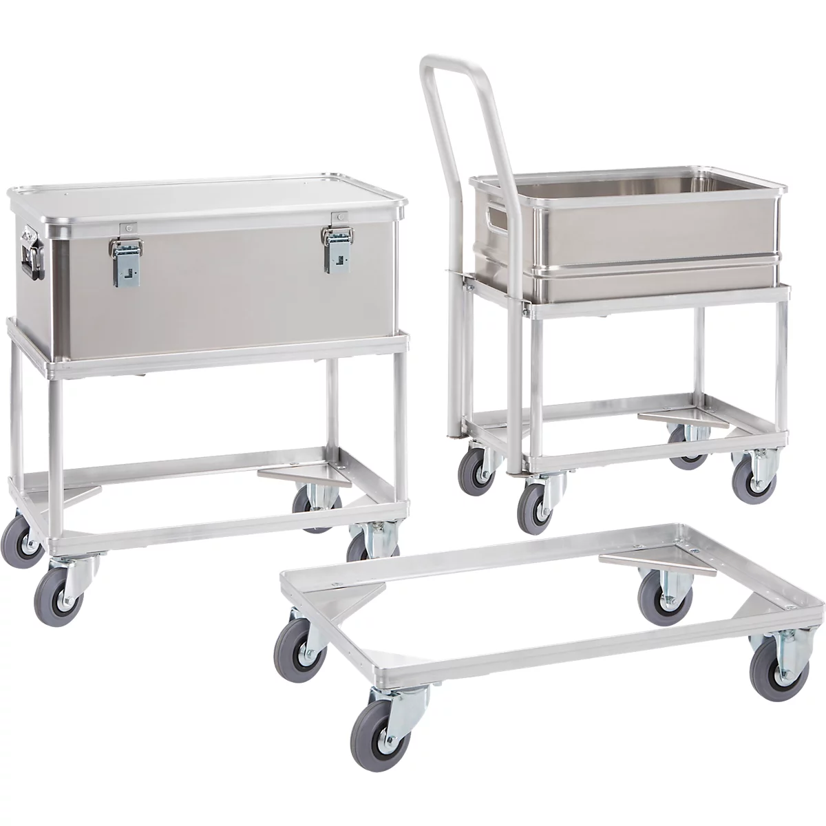 Chasis tipo 1, para caja de transporte, Al 150 mm