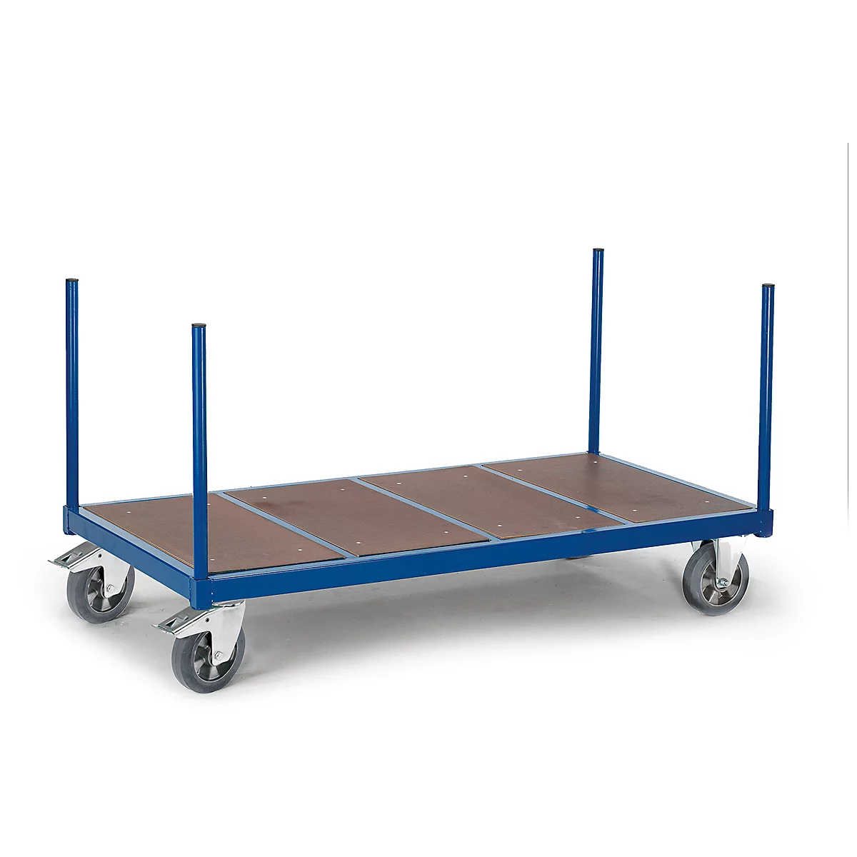 Châssis mobile à 4 montants fond en bois, 1300 x 800 mm, capacité de charge 1200 kg