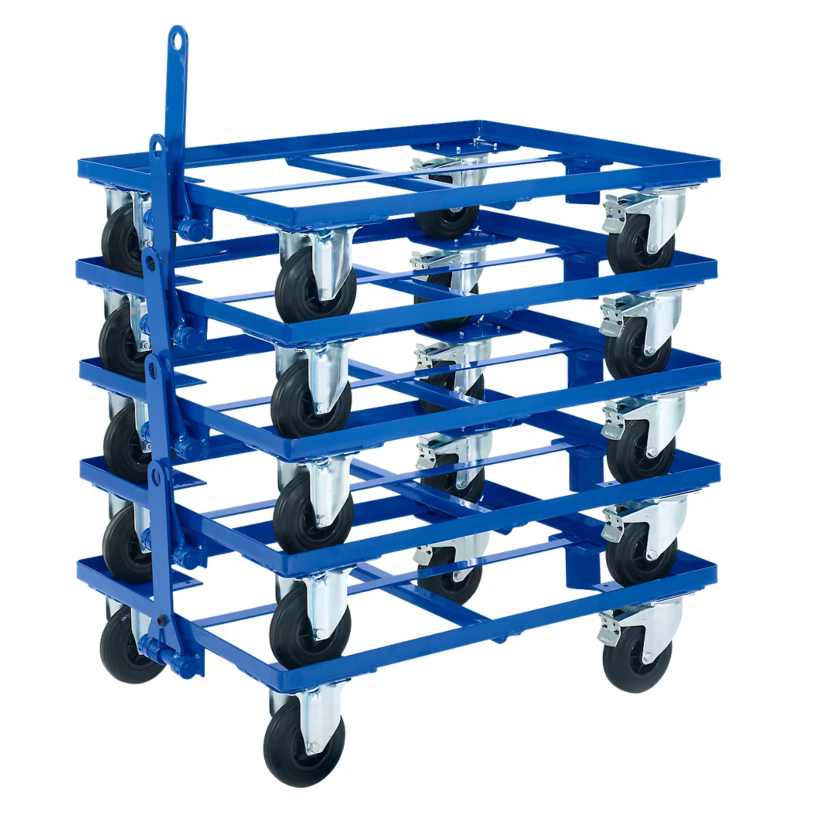 Châssis mobile pour bacs norme Europe, 1210 x 810 mm jusqu'à 250 kg
