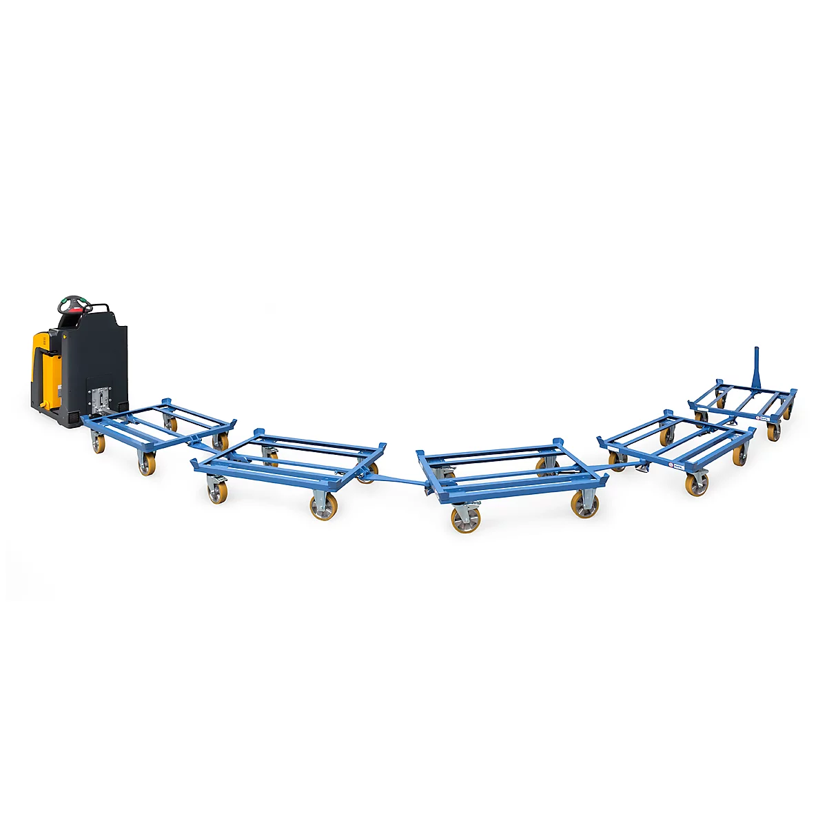 Châssis mobile pour palettes, avec roulettes, Châssis mobile pour caisse-palettes métalliques et palettes bois et grillagées