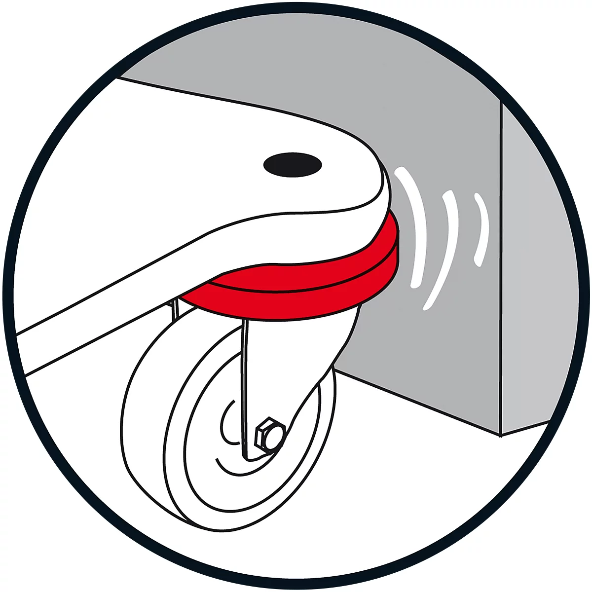 Châssis mobile Wagner Protection Maxi MM 1370, multiplex, L 600 x l. 400 x H 123 mm, jusqu'à 200 kg