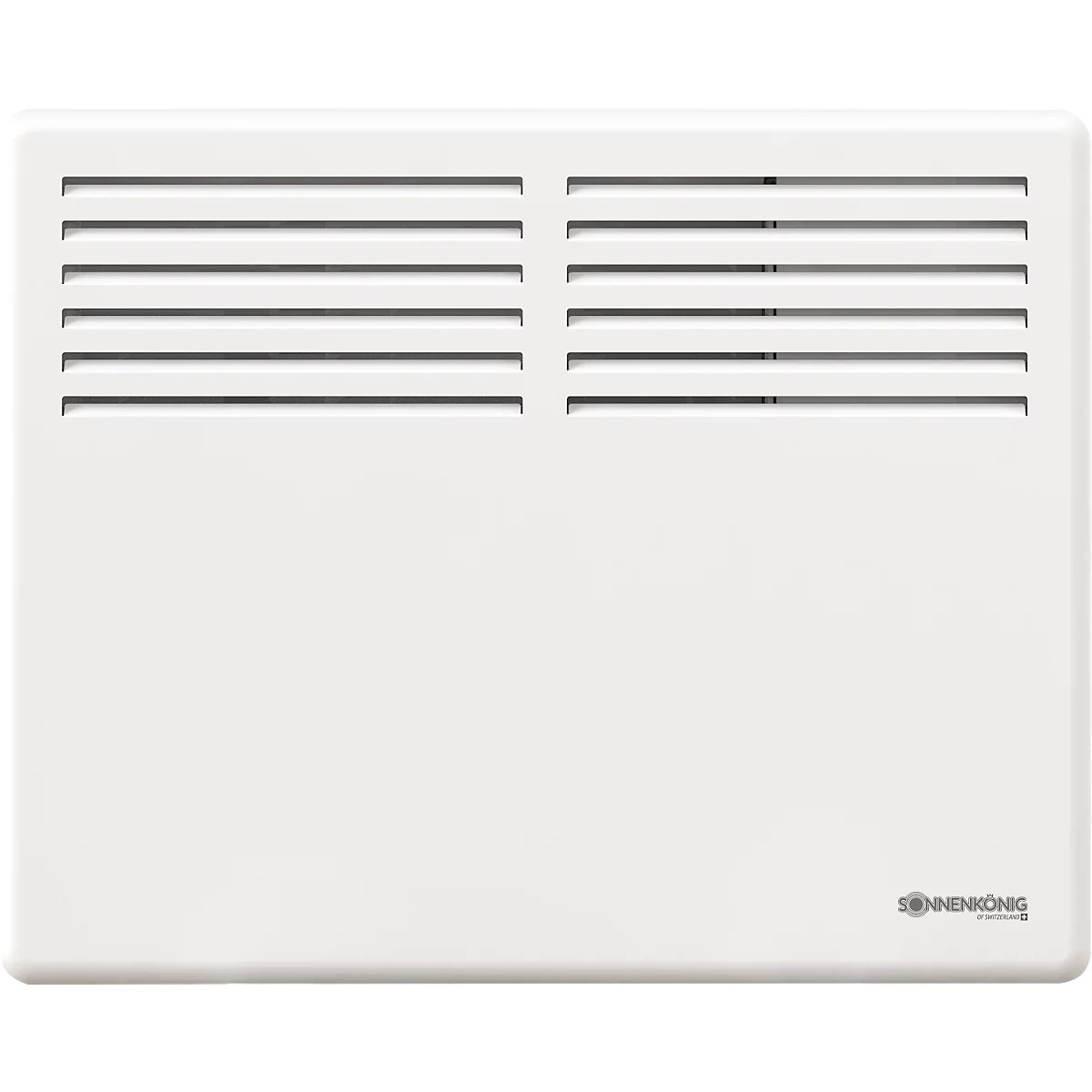 Chauffage convecteur SLIM E 1000, mobile ou montage mural, 1000 W, 3 niveaux de chauffage, thermostat, minuterie 24 h/semaine, IP24, L 500 x P 85 x H 400 mm, blanc