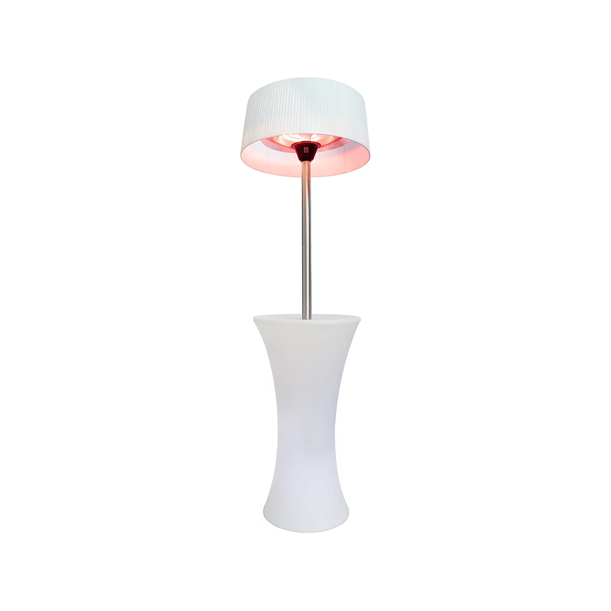 Chauffage extérieur WÄRMEPILZ LOUNGE, 2100 W, 3 niveaux de chauffage, hydrofuge, avec éclairage LED