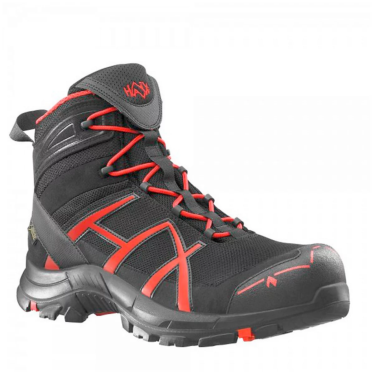 Chaussure de sécurité ESD Black Eagle 40 MID RED HAIX, GORE-TEX®, S3, pointure 39
