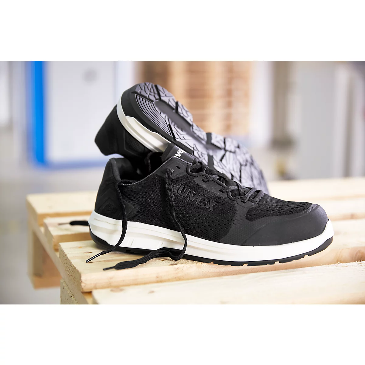 Chaussures de sécurité, de la pointure 35 à 52, S1 1 sport S1 SRC Uvex, EN ISO 20345, ESD, ergonomique, unisexe, diff. pointures