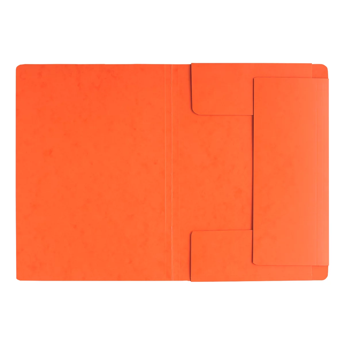 Chemise à 3 rabats et à élastiques PAGNA, format A4, en carton, pièce, orange