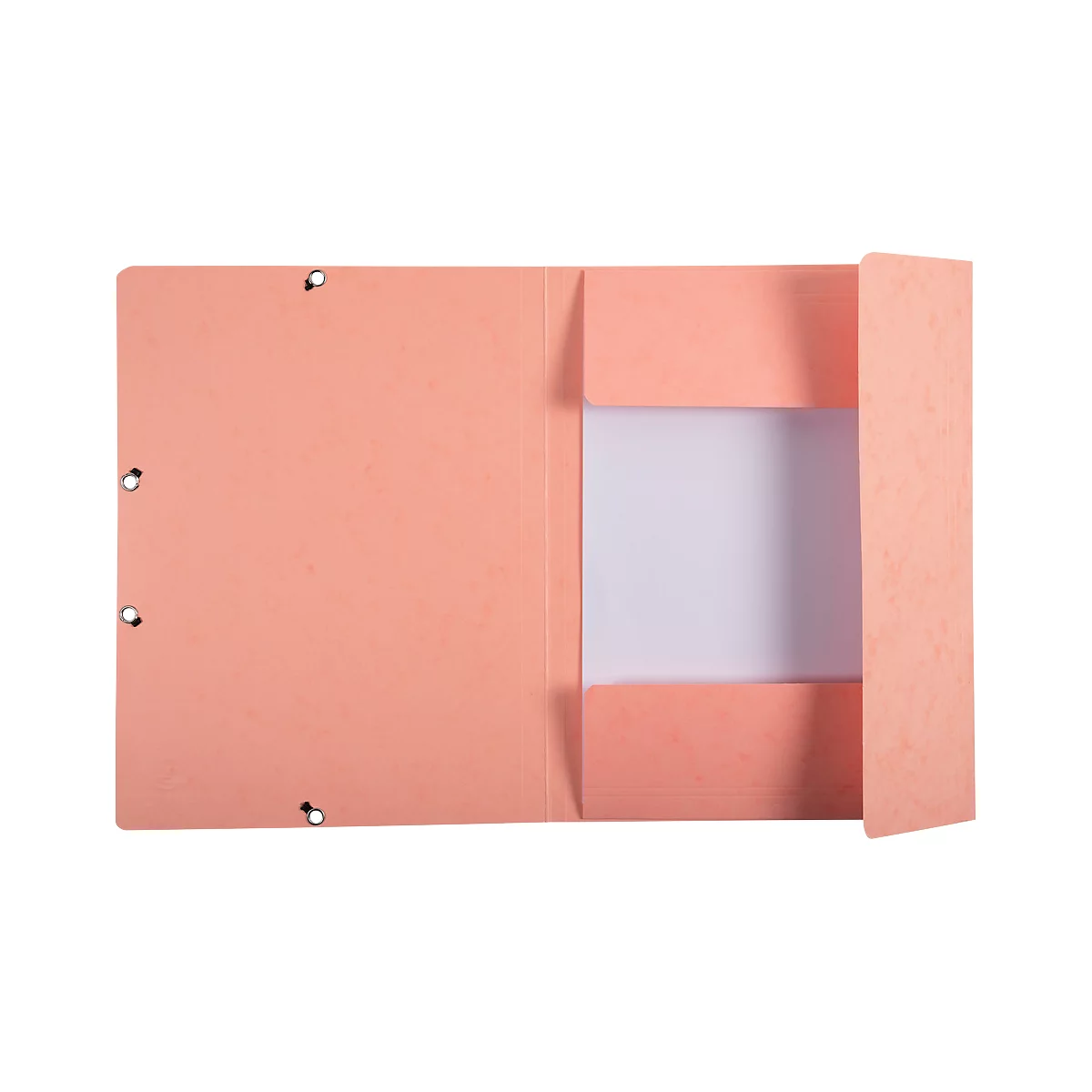 Chemise à rabats Exacompta Aquarel, format A4, L 240 x H 320 mm, 3 rabats, étiquette au dos, fermeture élastique, carton FSC®, rouge corail